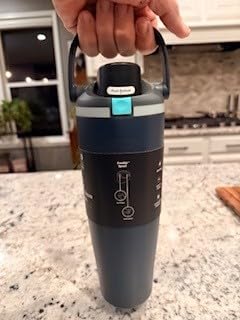 FreeSip Sway Insulated Stainless Steel Water Bottle with Two-Way Spout, Built-In Straw and Bucket Handle, Made for Travel, School, and Sports, 30oz, BPA Free, Leak Proof, Daybreak customer photo 1