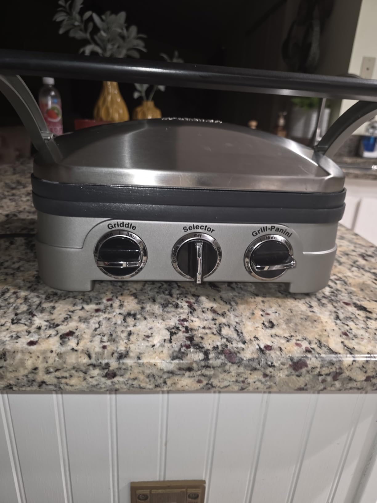 Cuisinart Griddler Indoor Grill, Panini Press, Sandwich Maker & More, 5-in-1 Grilling, Dishwasher-Safe Nonstick Cooking Plates, GR-4NNAS, Stainless Steel customer photo 2