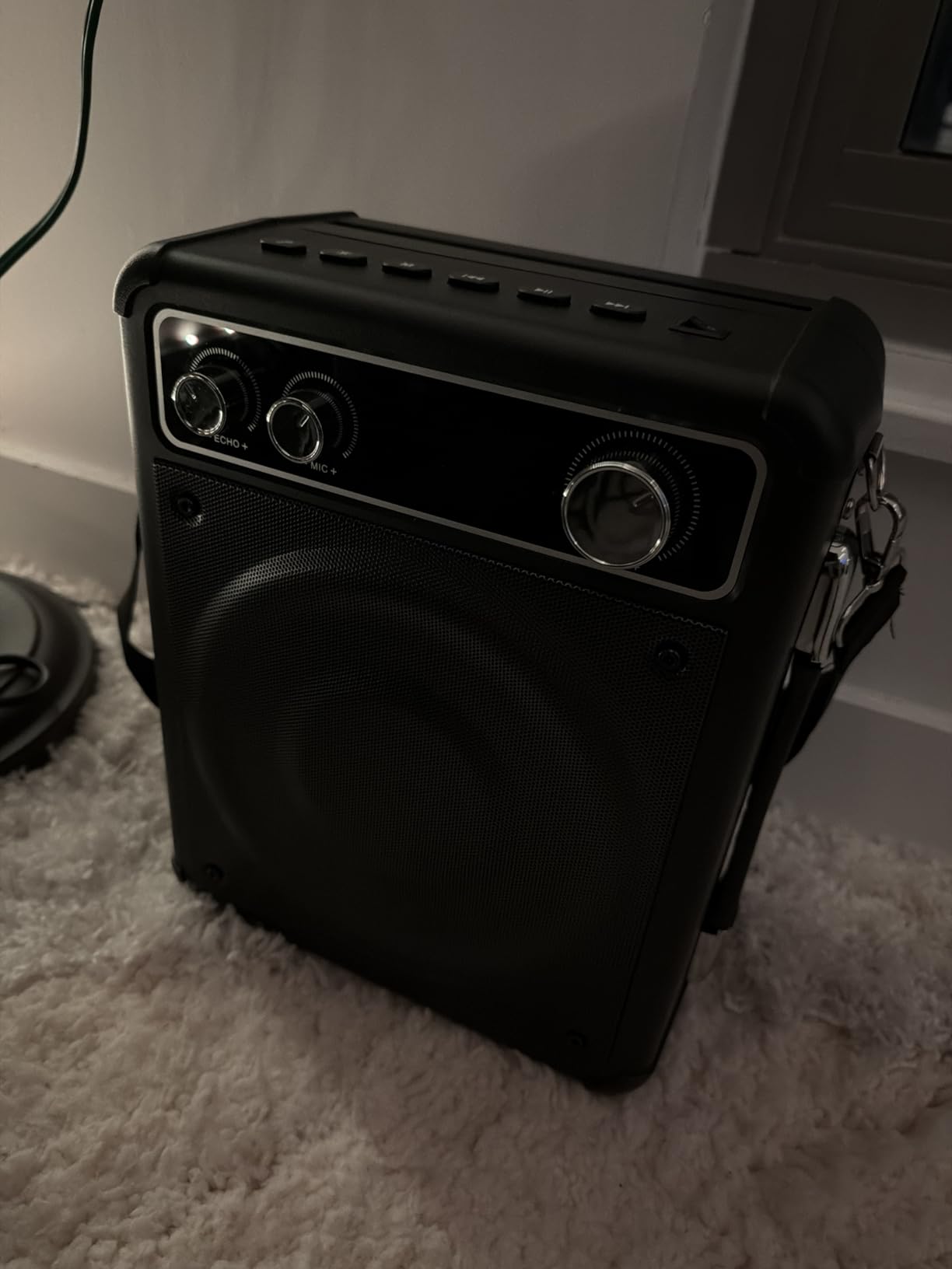 Karaoke Machine with 3 Wireless Rechargeable Microphones, Portable Bluetooth Speaker for Adults Kids, PA Systems Support TWS Echo Adjust TF USB AUX for Home Party Outdoor Travel customer photo 2