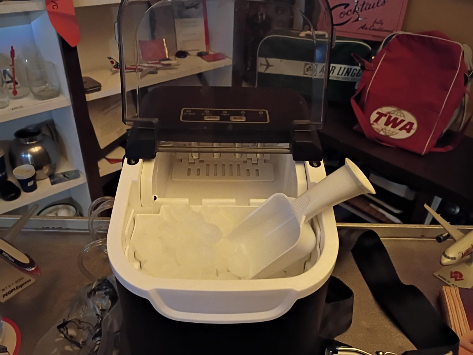 Antarctic Star Nugget Ice Maker Countertop - 44LB/Day, Self-Cleaning Portable Ice Machine with LED Display, 10-15 Minute Fast Ice Making for Home/Office/Bar customer photo 2