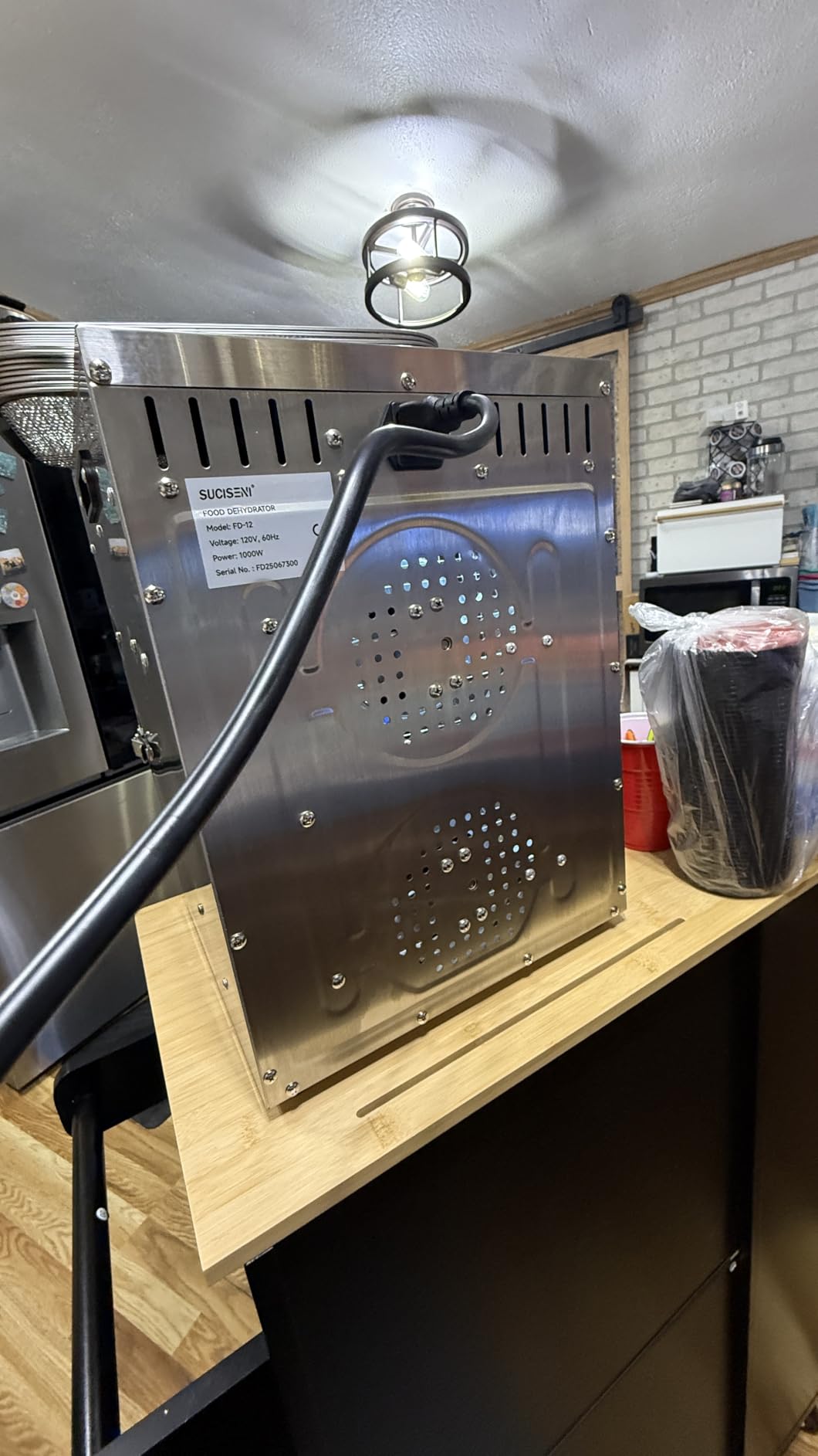 Food Dehydrator Machine 12 Stainless Steel Trays 1000W Meat Dehydrator for Home Use, 24H Timer & 195deg Temperature Control Food Dryer for Jerky Fruit Herbs Mushroom Dog Treats customer photo 2