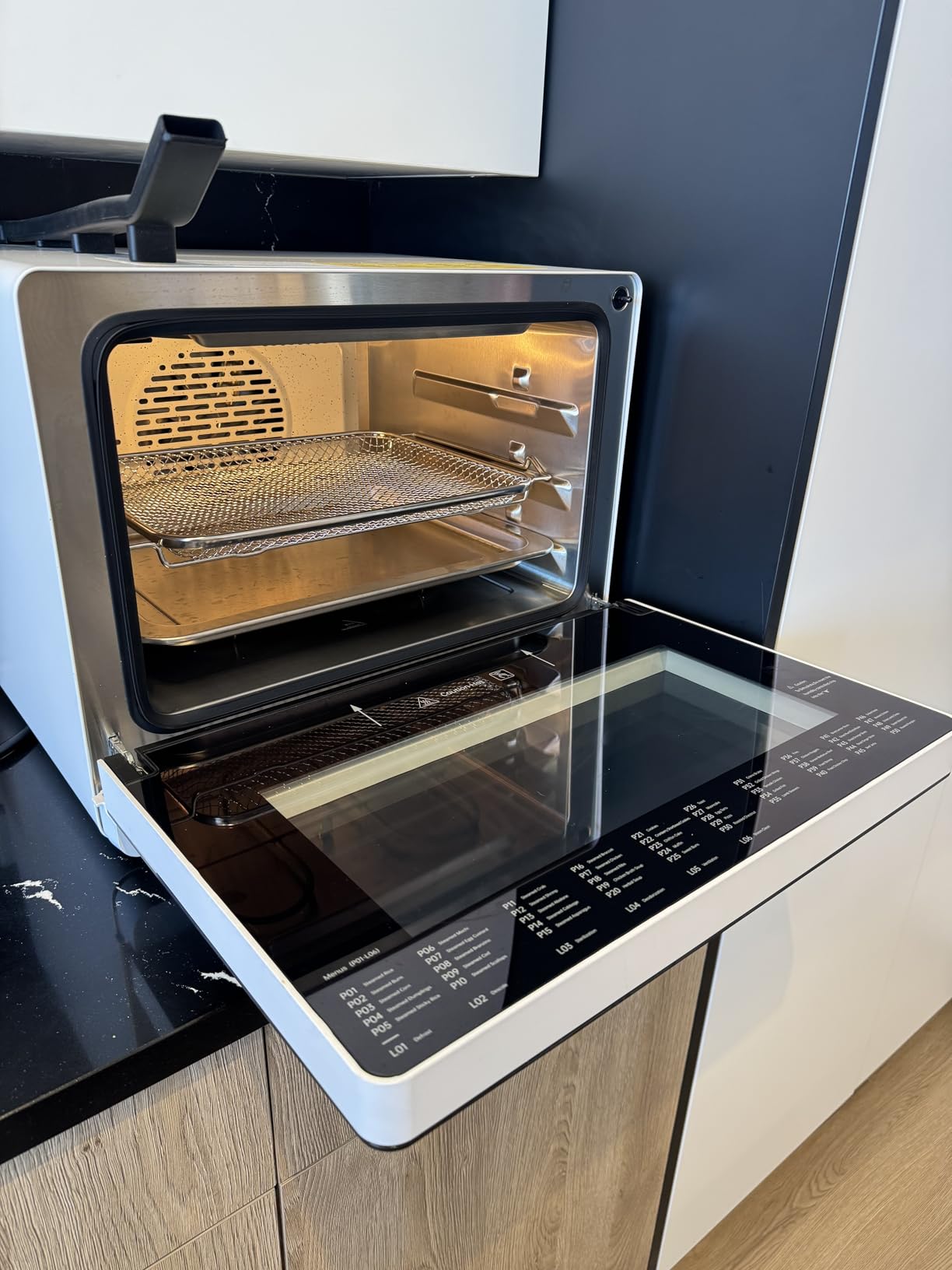 FOTILE HYZK32-E3-B ChefCubii 1.1 cu. ft. 4-in-1 Combi-Steam Oven with Steam-Bake, Air Fry, Convection, Dehydrator Functions, and 50 Preset Menus, Black customer photo 2