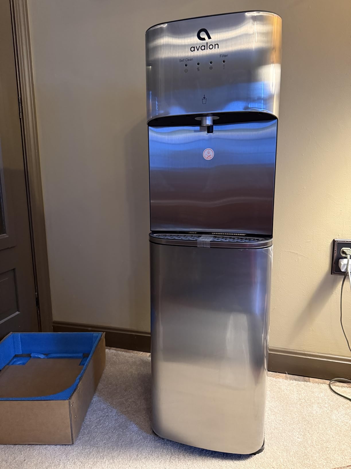 Avalon Self Cleaning Bottleless Water Cooler Water Dispenser - 2 Temperature Settings - Hot & Cold Water, Durable Stainless Steel Cabinet, Reverse Osmosis Filtration- UL Listed customer photo 1