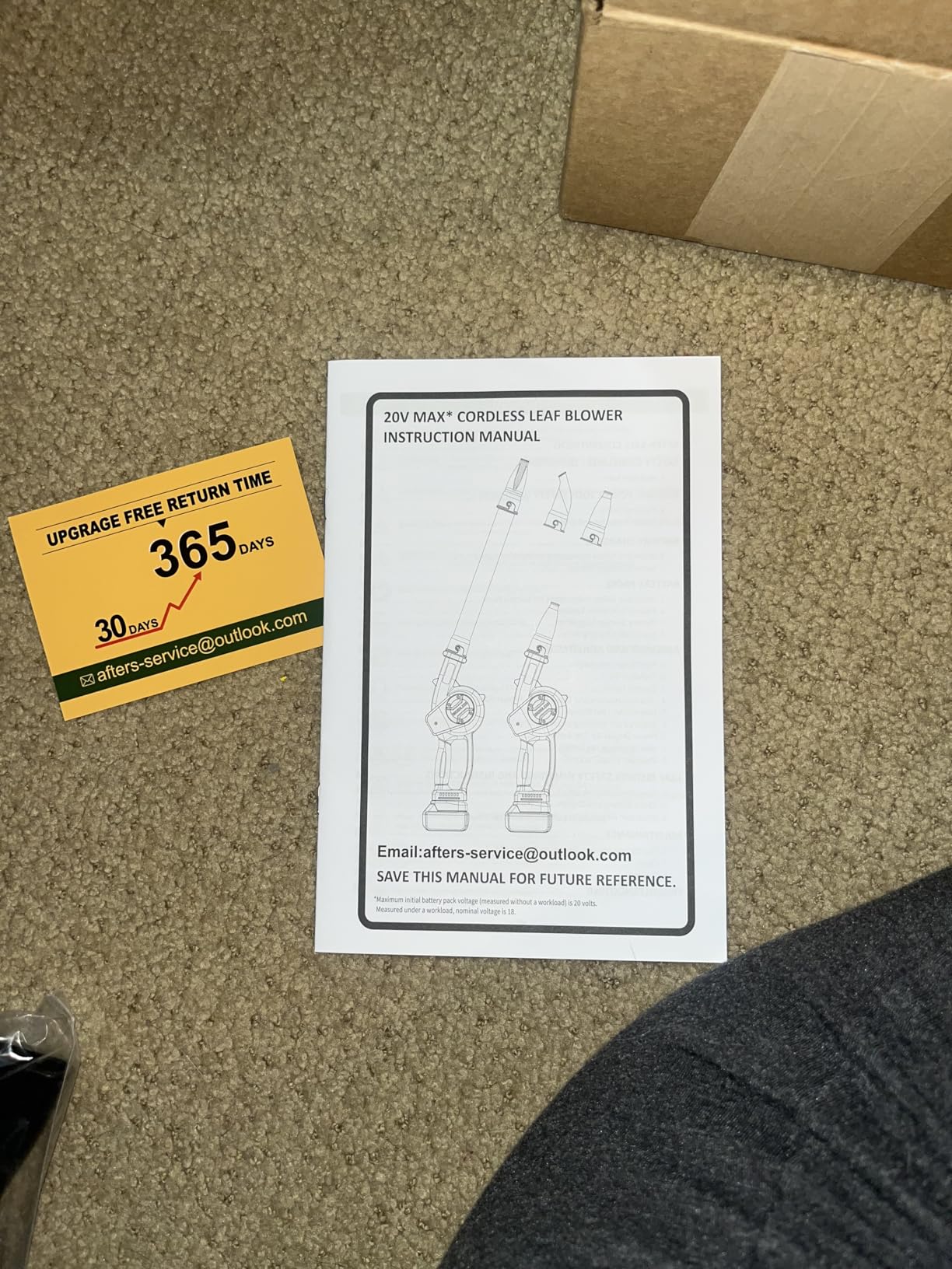 Leaf Blower Cordless with 2 Batteries and Fast Charger, 210 MPH Battery Powered Blower with 3 Nozzles, 3 Speed Modes, Lightweight & Small Electric Leaf Blowers for Lawn Care, House, Leaves, Dust, Snow customer photo 1