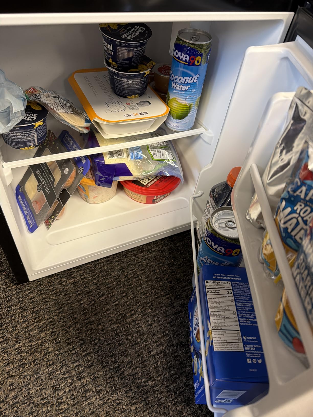 Midea MERM17B0ASL 1.7 Cu Ft Mini Fridge, Compact Refrigerator with Adjustable Thermostat, Reversible Door, Low Noise, Energy Efficient, Ideal for Dorm, Office, Bedroom, Steel Gray customer photo 1