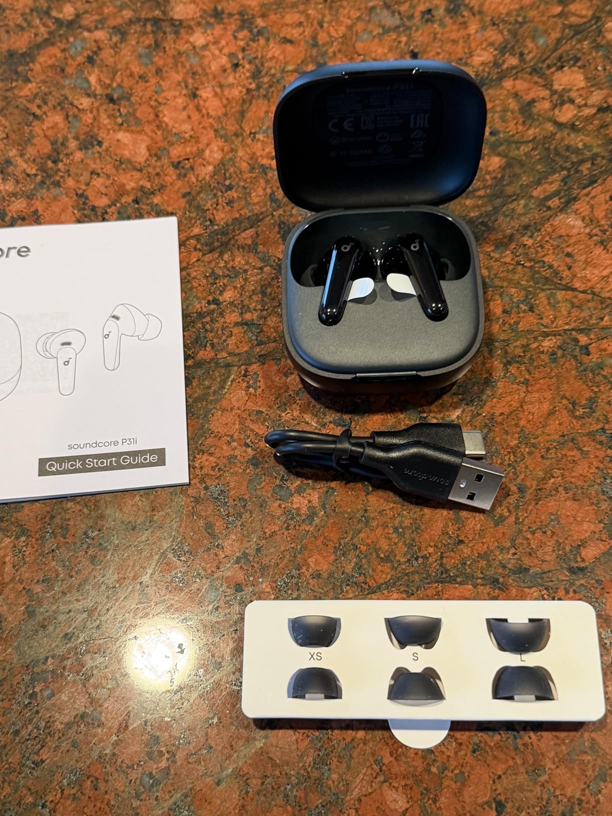 Soundcore P31i by Anker, Real-Time Adaptive Noise Cancelling, Hi-Res Sound, Translation Earbuds, 50H Playtime, Wireless Earbuds, Bluetooth Earphones, Spatial Audio, Fast Charging, IP55 customer photo 1