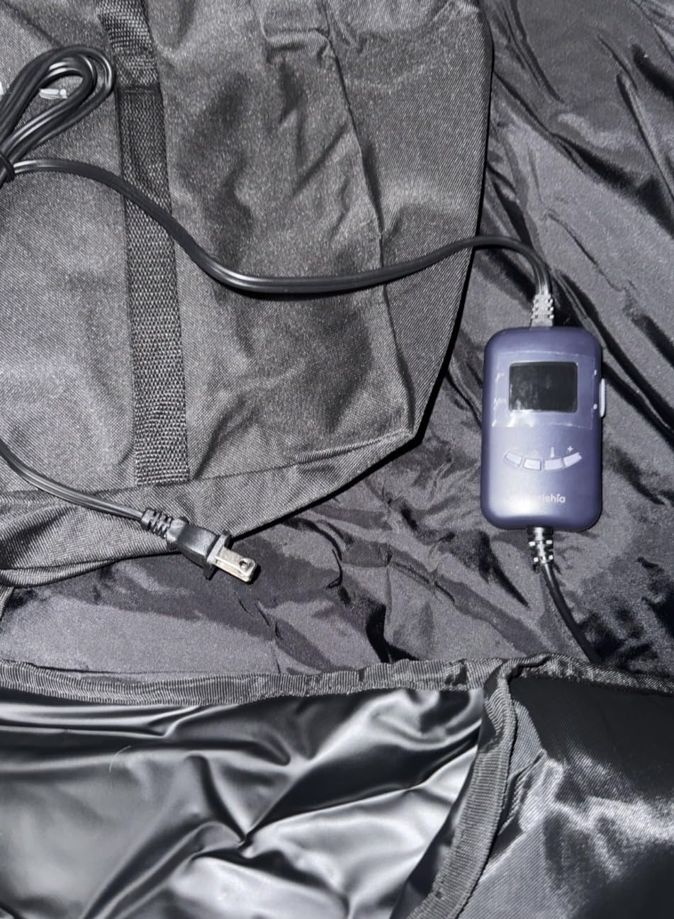 Portable Sauna Blanket for Home, Portable Design, Relaxation and Detox Washable & Foldable with Carrying Bag and Remote Control, 88-158F, 10-60 Minutes Timer, (6 x 2.62) FT customer photo 2