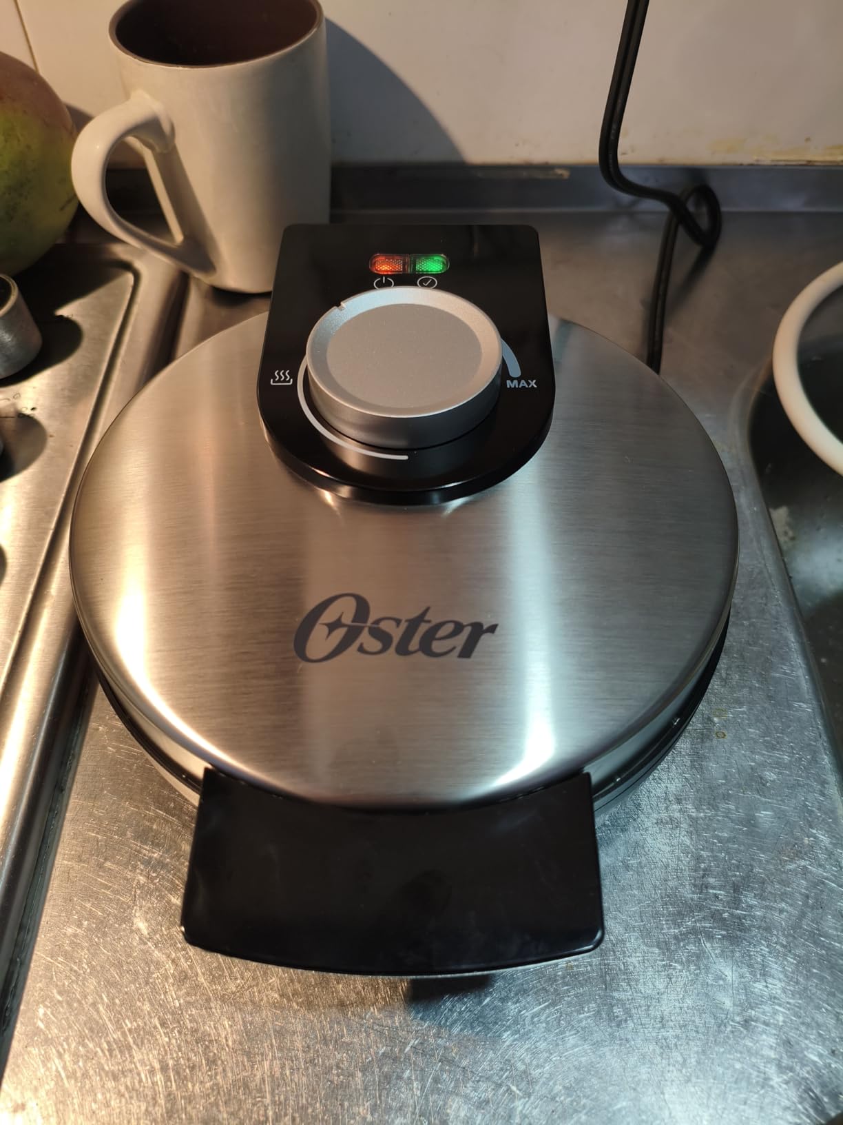 Oster Nonstick Belgian Waffle Maker, Nonstick Ceramic Waffle Iron customer photo 1