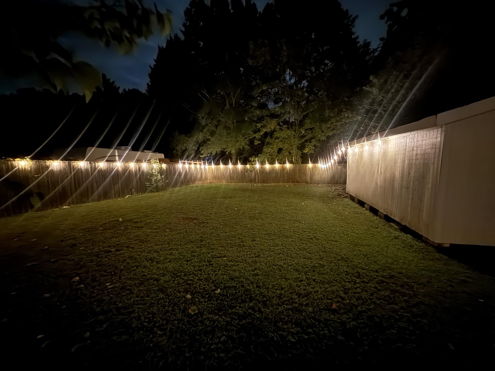 addlon 200FT(50FT*4) Outdoor String Lights with Remote, Waterproof Patio Lights ETL Listed with Shatterproof Dimmable ST38 LED Bulbs Connectable Outdoor Lighting for Backyard Bistro Garden Bistro customer photo 1