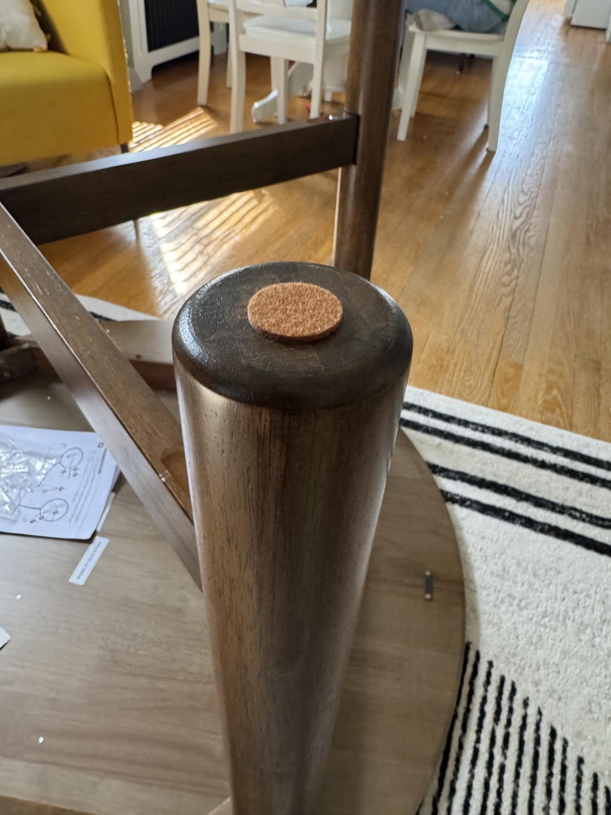 Best Choice Products Solid Wood Dining Table for 4-6, Kitchen Table, 47