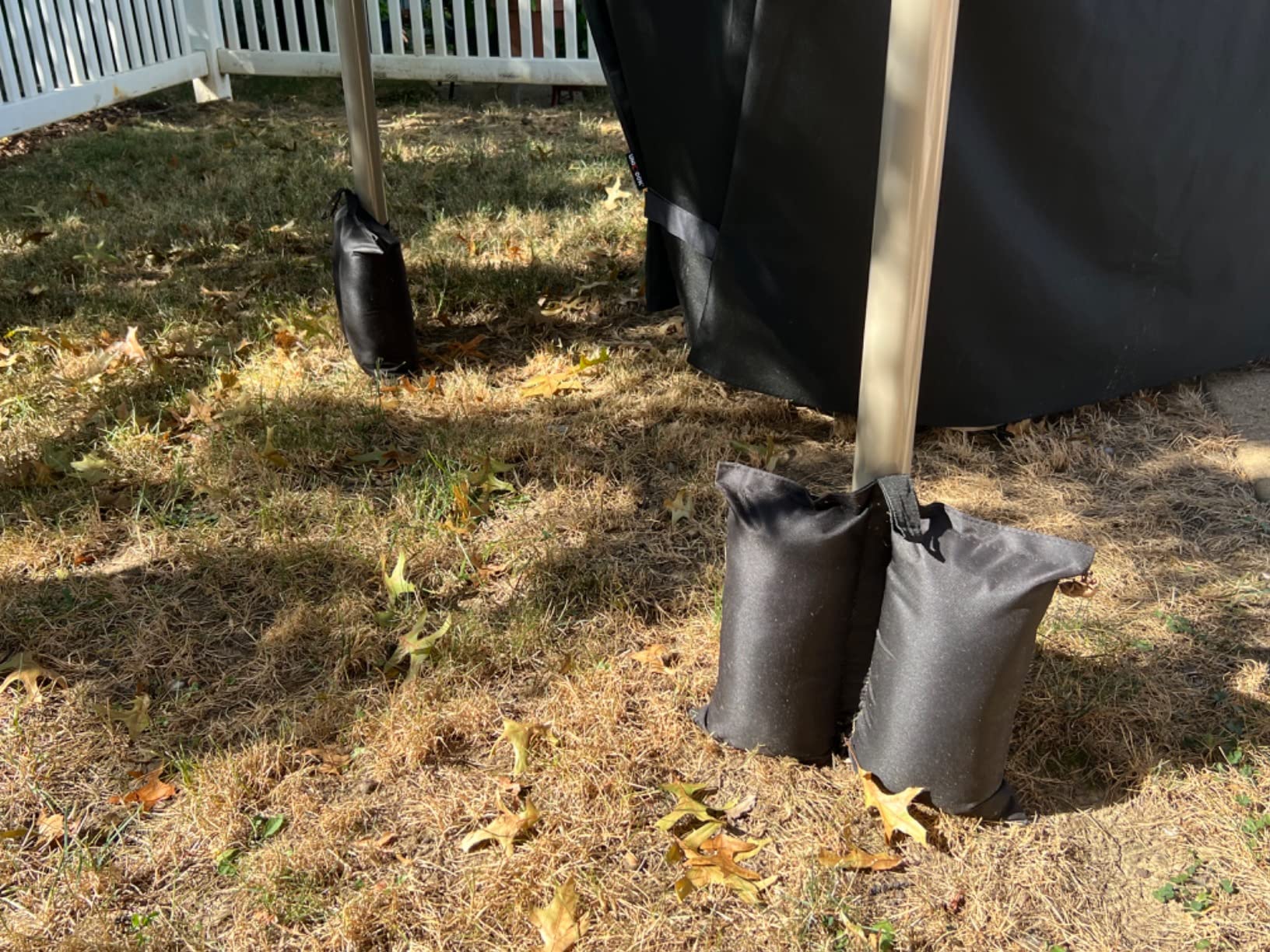 COBIZI 20x20 Party Tent Heavy Duty, Large Outdoor Wedding Tents for Parties with 6 Sidewalls & Built-in Sandbags,Waterproof Event Canopy Gazebo Temporary Shelter Carport,Camping,Patio,Windproof customer photo 2