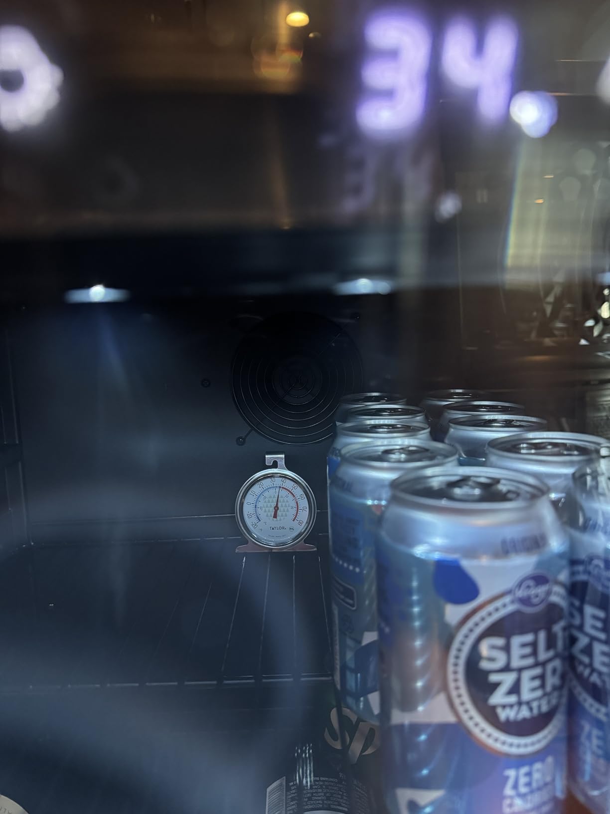 Ca'Lefort 24 Inch Beverage Refrigerator - 180 Can Beverage Fridge with 34°-54°F, Built in or Freestanding Beverage Cooler with Glass Door and 3 LED, Drink Fridge for Home/Kitchen(5.65 cu.ft) customer photo 2