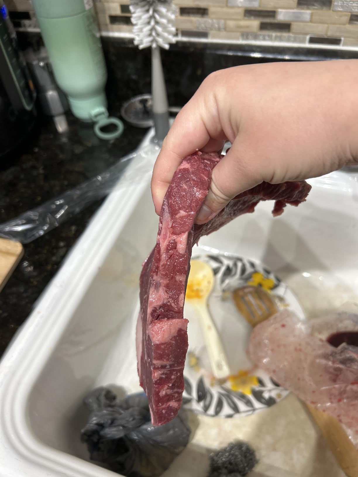 imarku Japanese High Carbon Stainless Steel Knife Set with Block, Precision-Forged Gyutou Kitchen Knives with Built-in Sharpener, Ultra-Sharp 10-15 Degree Edge, Ergonomic Non-Slip Handle, Dishwasher Safe customer photo 1