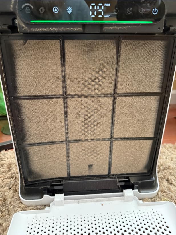 Air Purifiers for Home Large Room Up to 2600 Ft², HEPA Air Purifier with Washable Filter & Air Quality Display, Powerful Turbo Mode Air Cleaner for Pet Hair Odors Smoke Dust, HAP605 customer photo 2