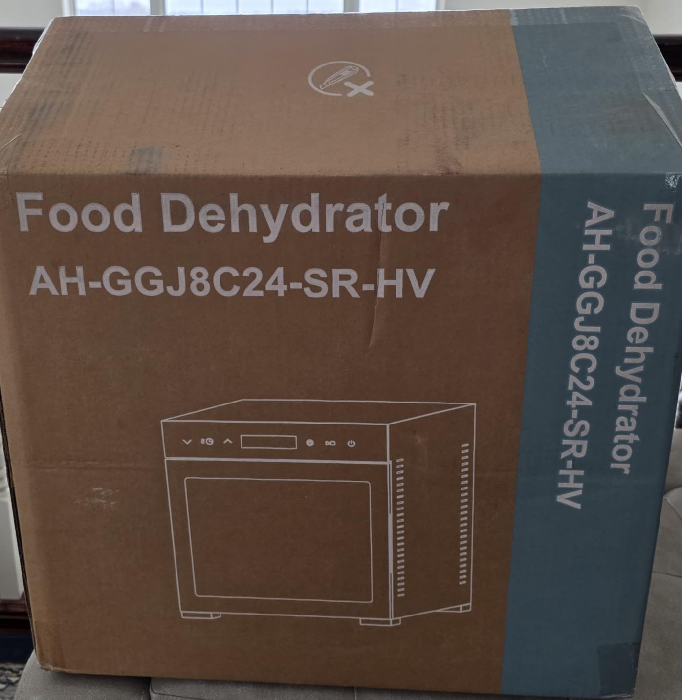 OLIXIS Food Dehydrator Machine, 500W Jerky Dehydrators with 8 Stainless Steel Large Trays, 185F Temperature Control & 24H Timer Food Dryer for Fruit Meat Herb Dog Treats, Black customer photo 1