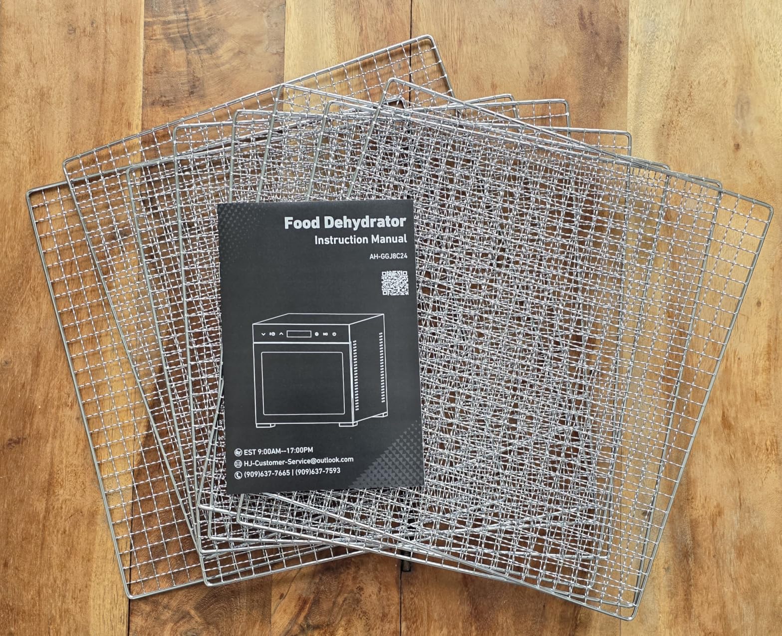 OLIXIS Food Dehydrator Machine, 500W Jerky Dehydrators with 8 Stainless Steel Large Trays, 185F Temperature Control & 24H Timer Food Dryer for Fruit Meat Herb Dog Treats, Black customer photo 2