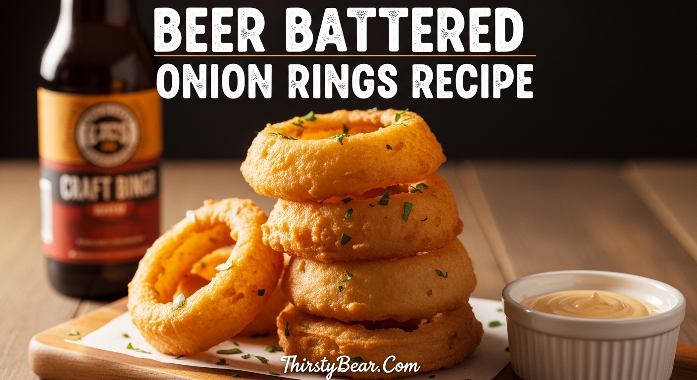 BEER BATTERED ONION RINGS RECIPE