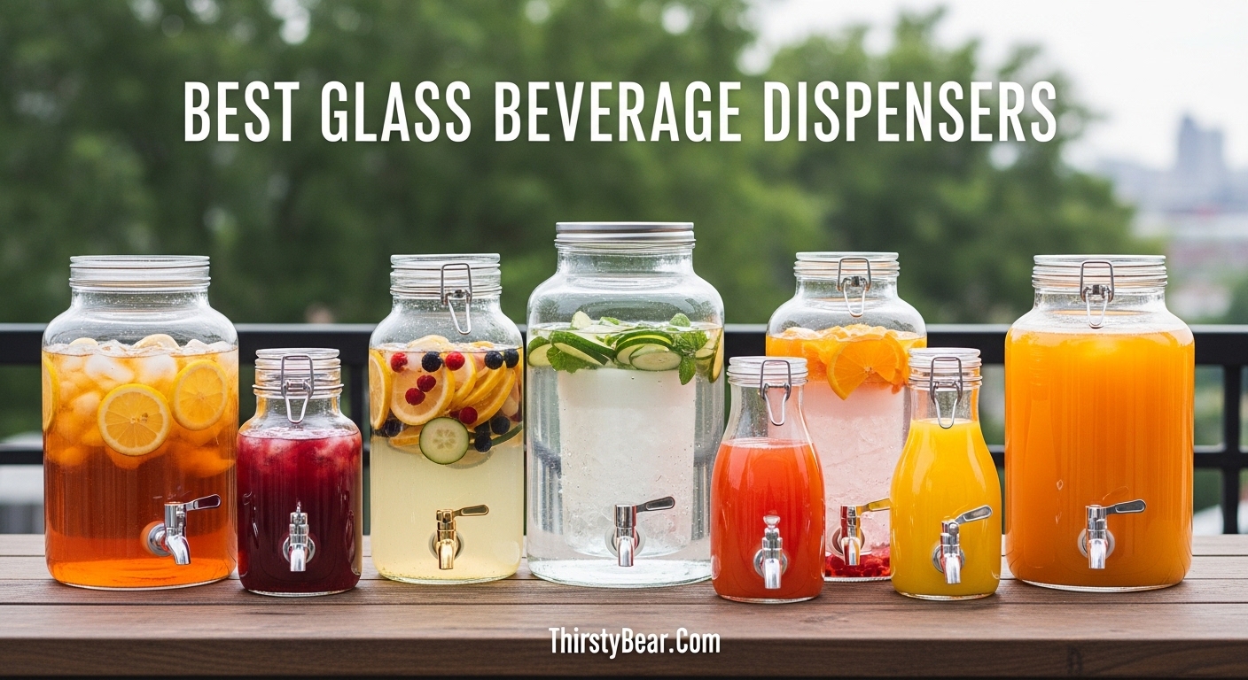 BEST GLASS BEVERAGE DISPENSERS