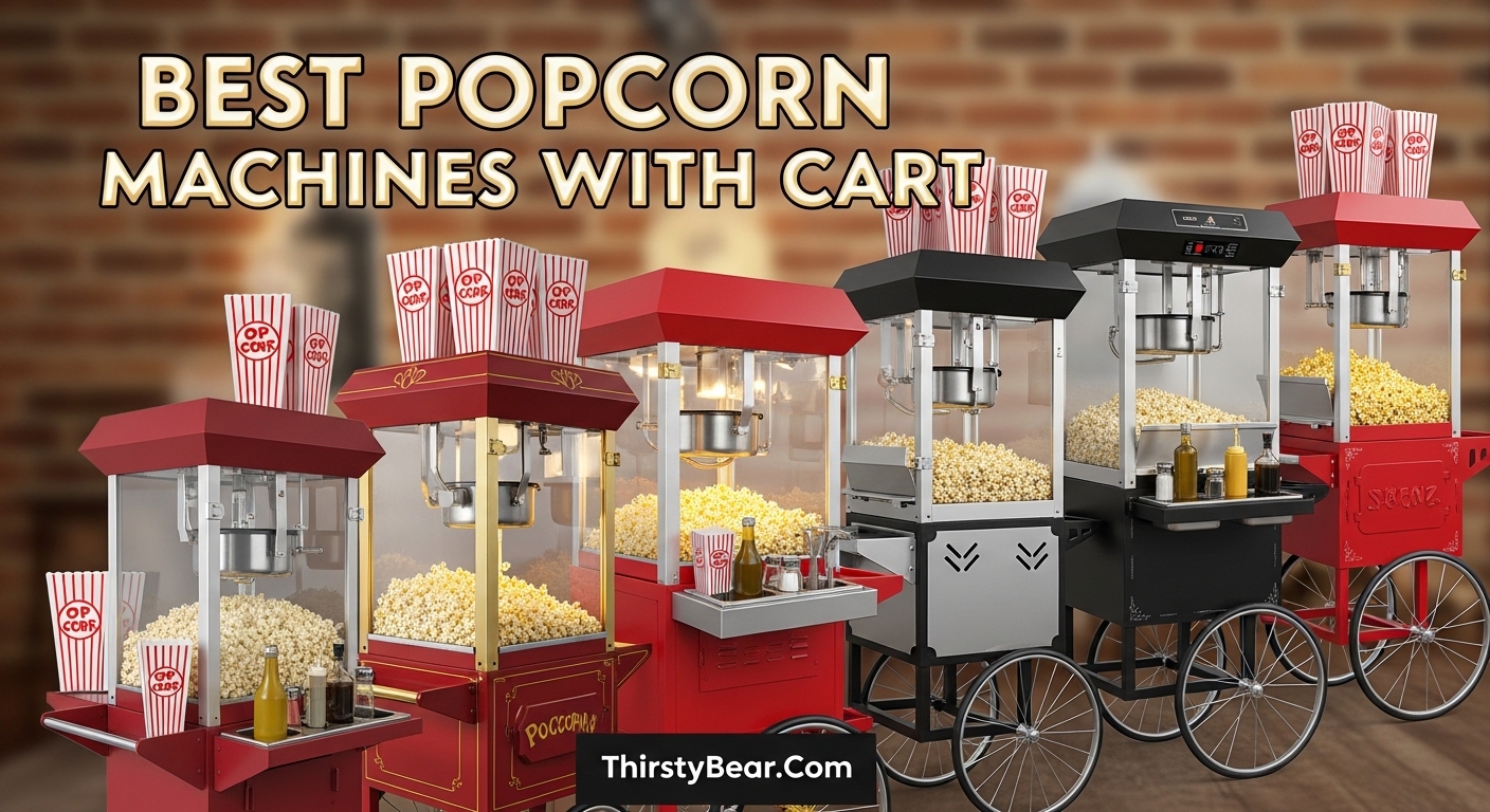 BEST POPCORN MACHINES WITH CART