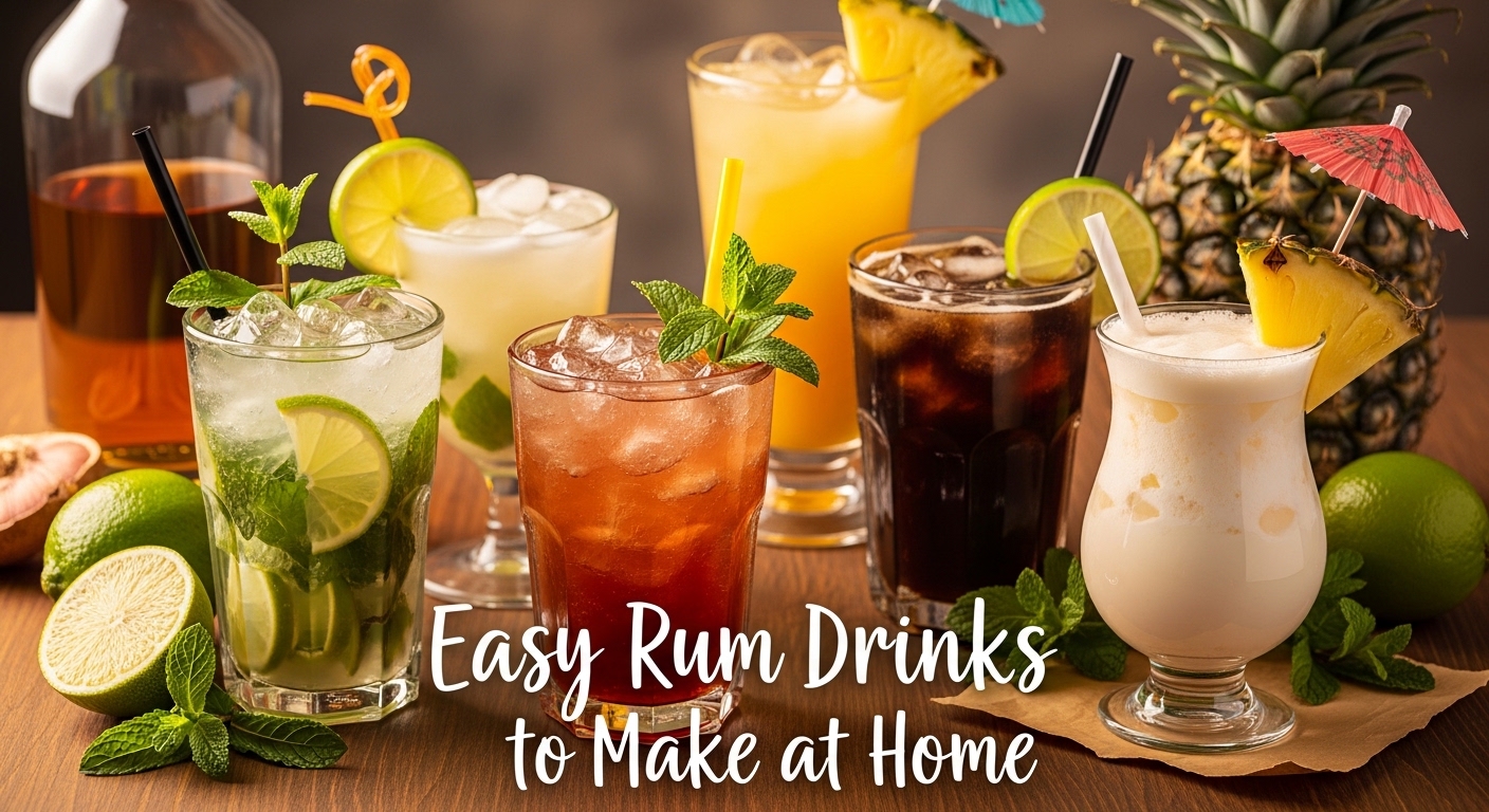 Easy Rum Drinks to Make at Home