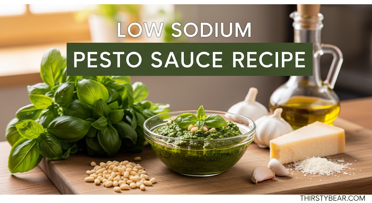 Low Sodium Pesto Sauce Recipe