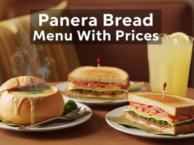 Panera Bread Menu With Prices