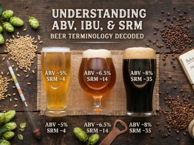 Understanding ABV IBU and SRM Beer Terminology Decoded