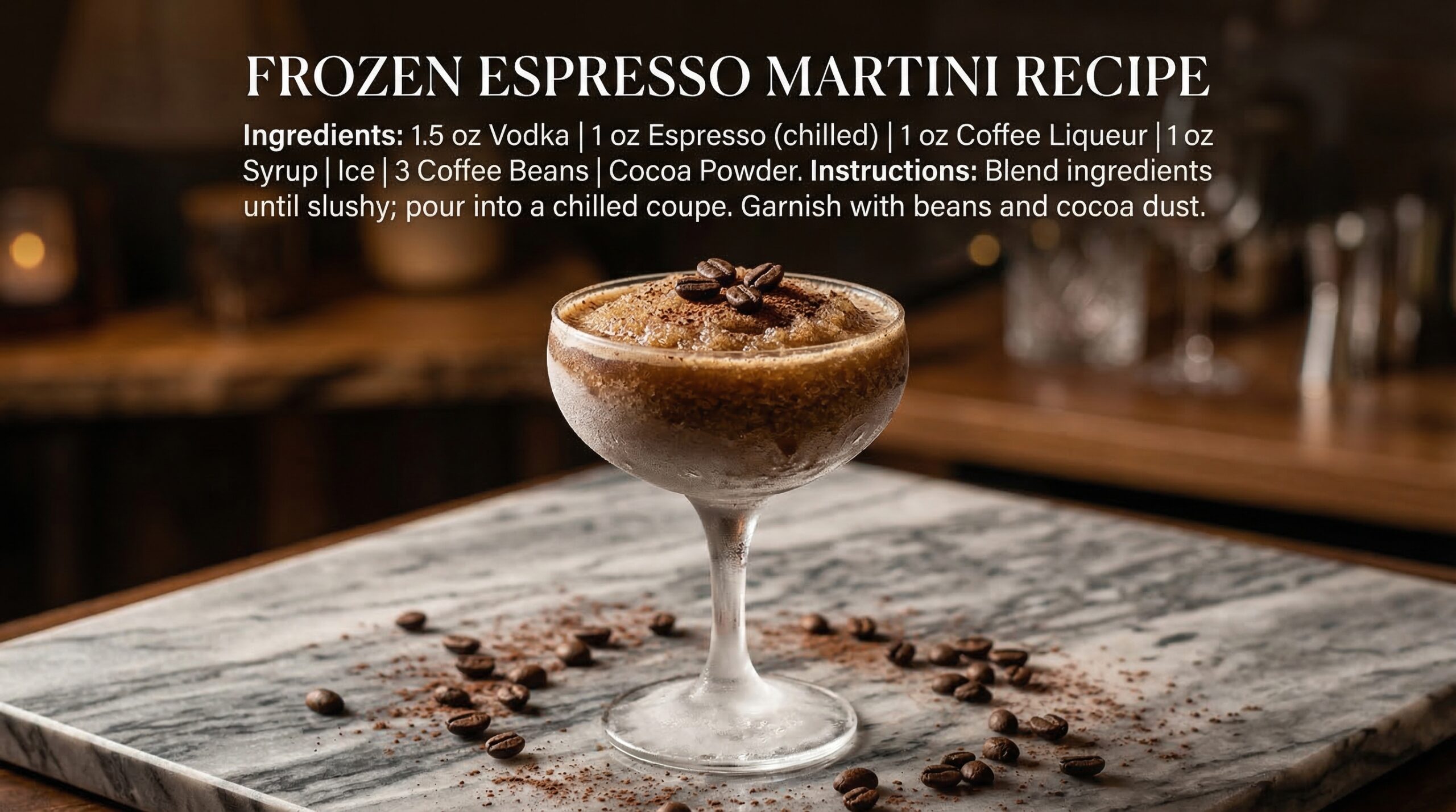 Frozen Espresso Martini Recipe