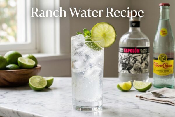 Ranch Water Recipe Tequila Lime and Topo Chico