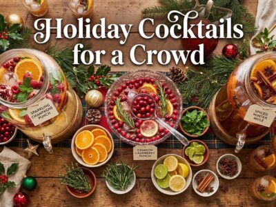 Holiday Cocktails for a Crowd Batch Recipes