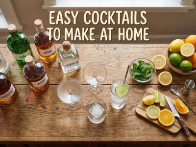 Easy Cocktails to Make at Home with Few Ingredients