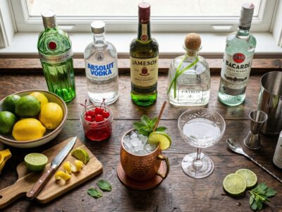 Best 3-Ingredient Cocktails Organized by Spirit