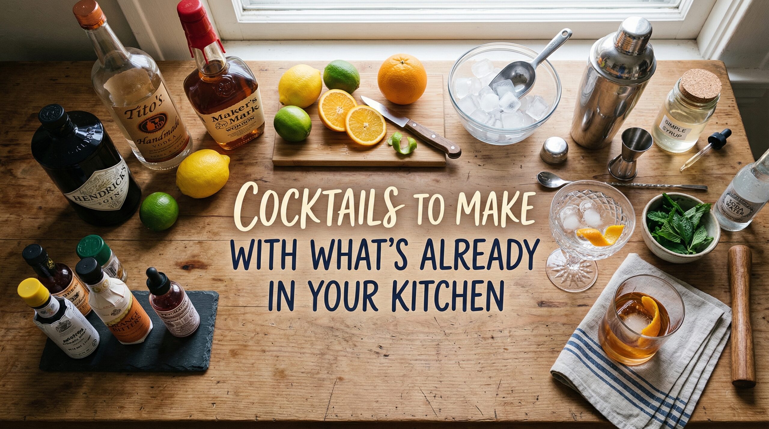 Cocktails to Make with What's Already in Your Kitchen