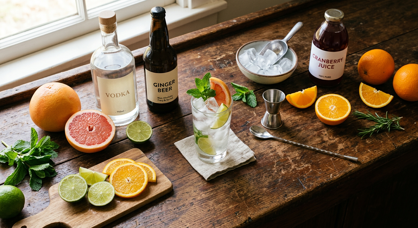 Easy Cocktails with Vodka and Common Mixers