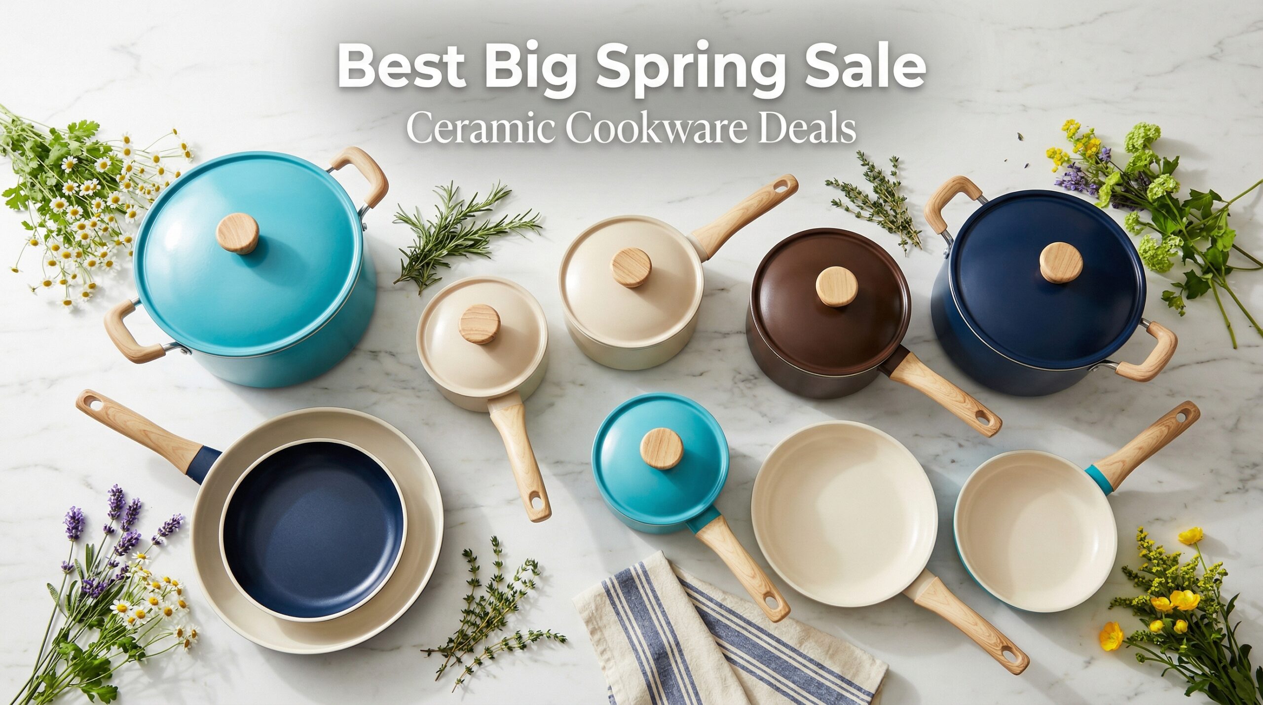Best Big Spring Sale Ceramic Nonstick Cookware Deals on Amazon