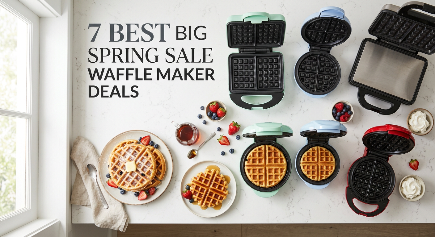 Best Big Spring Sale Waffle Maker Deals on Amazon