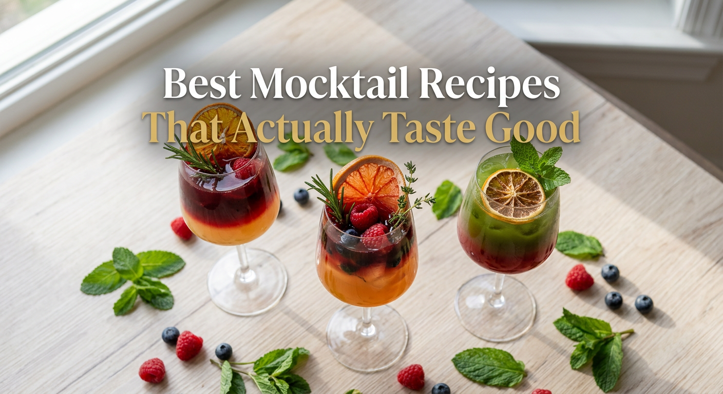 Best Mocktail Recipes That Actually Taste Good