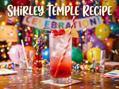 Shirley Temple Recipe and Adult Variations
