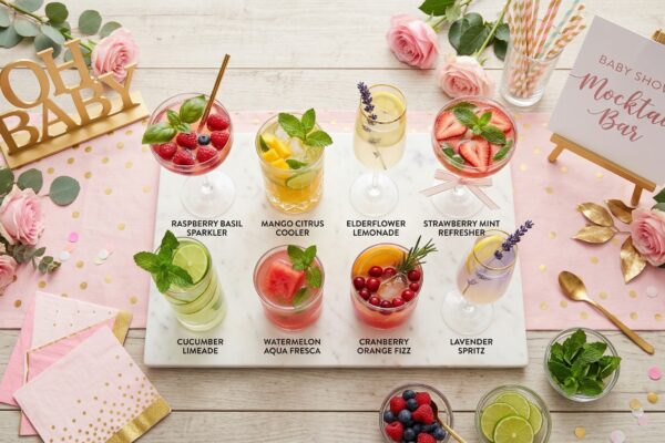 Mocktails for a Baby Shower