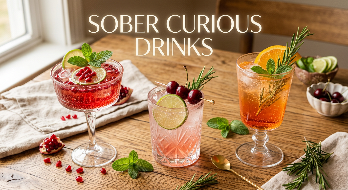 Sober Curious Drink Recipes for Social Events