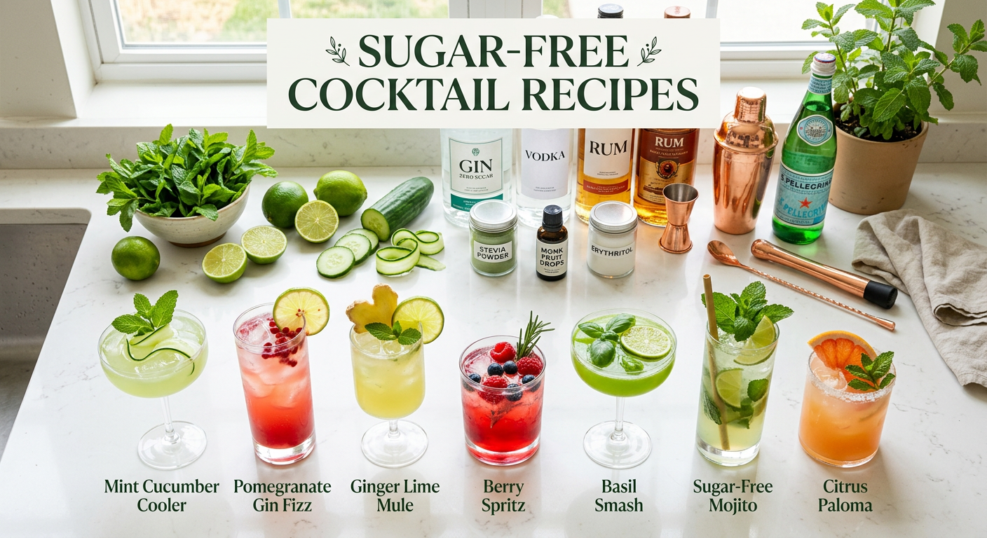Sugar-Free Cocktail Recipes