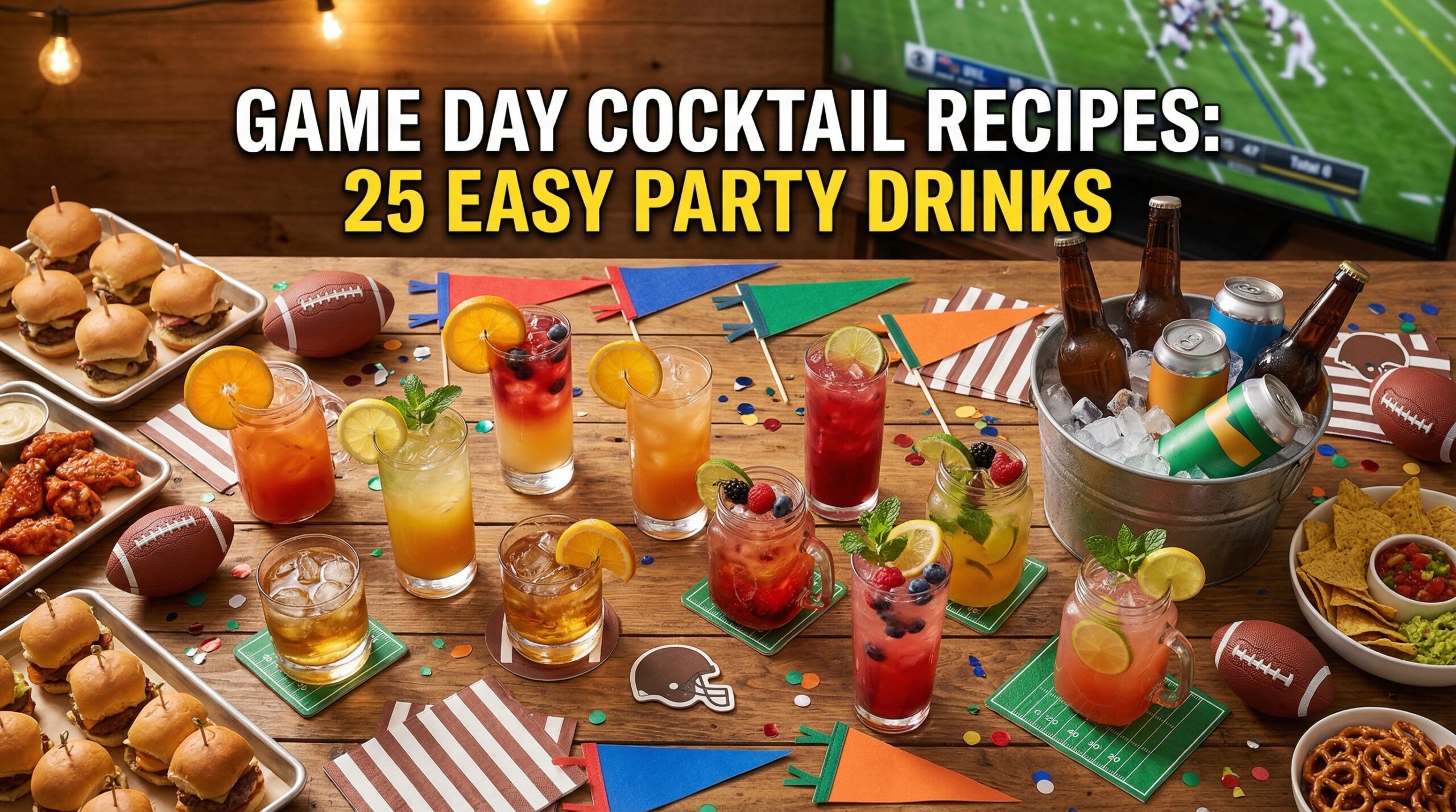 Game Day Cocktail Recipes