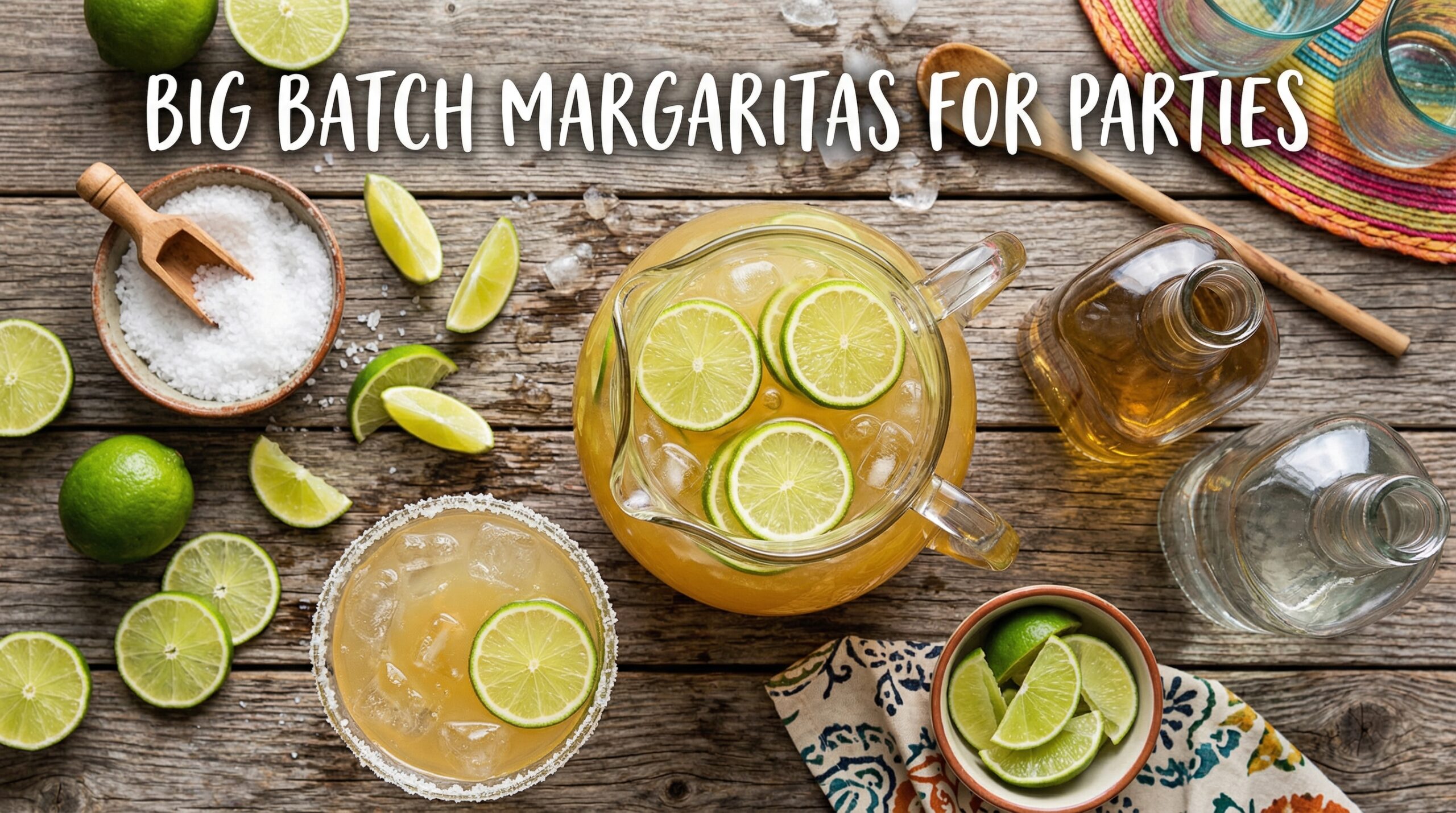 Big Batch Margaritas for Parties