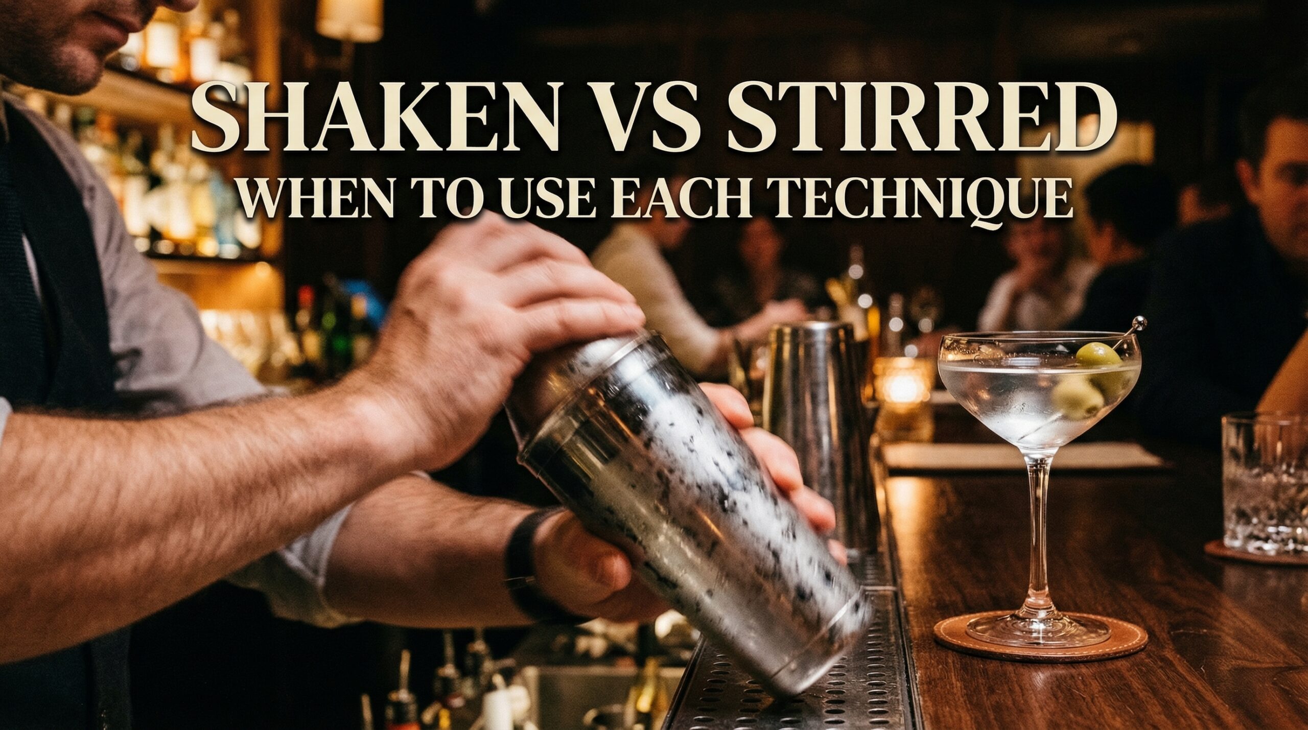Shaken vs Stirred When to Use Each Technique