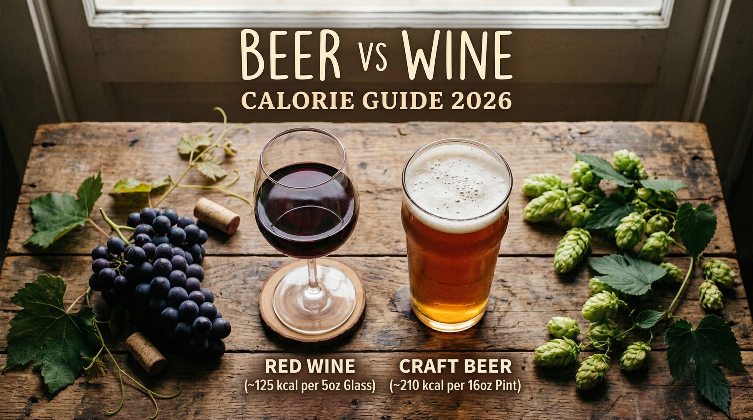Beer vs Wine Calories Health and Taste Compared