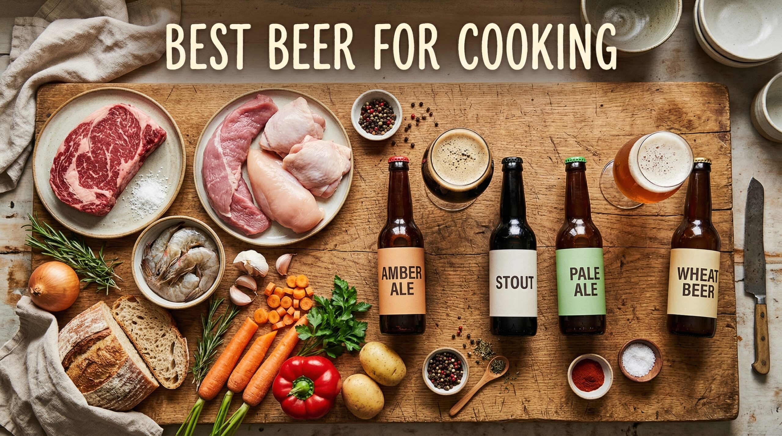Best Beer for Cooking by Recipe Type