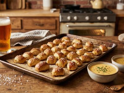 Soft Pretzel Bites Recipe Perfect with Beer