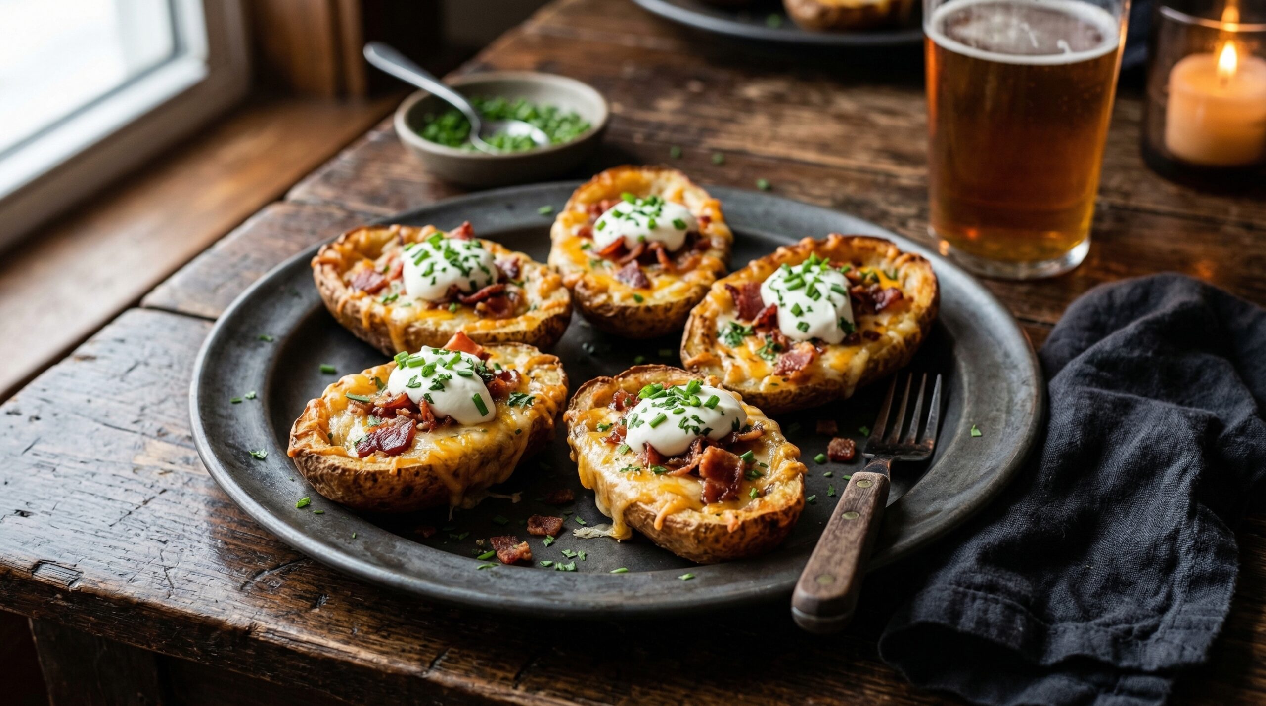 Loaded Potato Skins Recipe