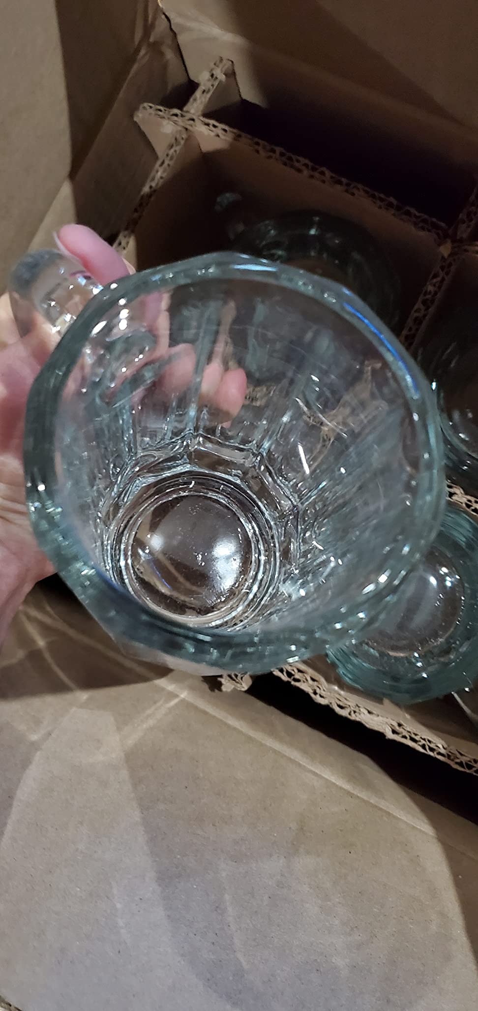 Libbey Heidelberg Glass Beer Mug Set, German Glass Mug with Handle to Serve Ales and Lagers, Freezer Beer Mugs for Birthdays, Housewarming Parties customer photo 1