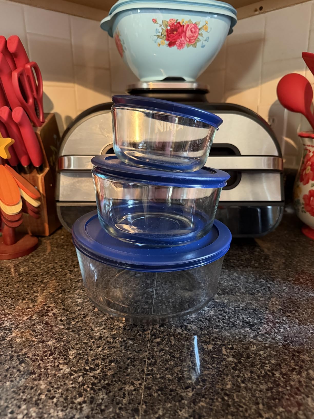 Pyrex Simply Store (3-Pack) Glass Food Storage Containers Set, (2, 4 & 7 Cup) Meal Prep Containers With Plastic BPA-Free Lids, Dishwasher & Microwave Safe customer photo 1